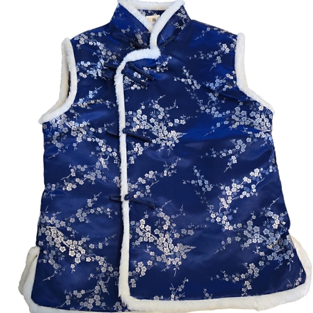 New without tags Blue Asian Vest Size XS
